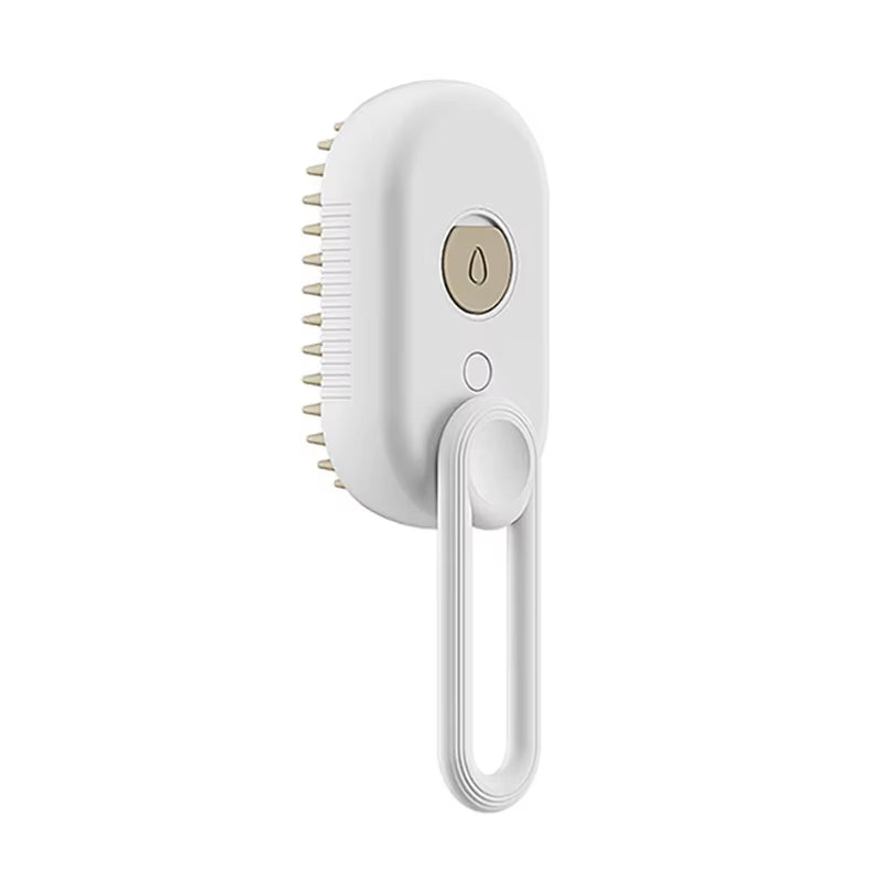 3-in-1 Rechargeable Pet Grooming Brush - Self-Cleansing Silicone Hair Remover for Cats and Dogs